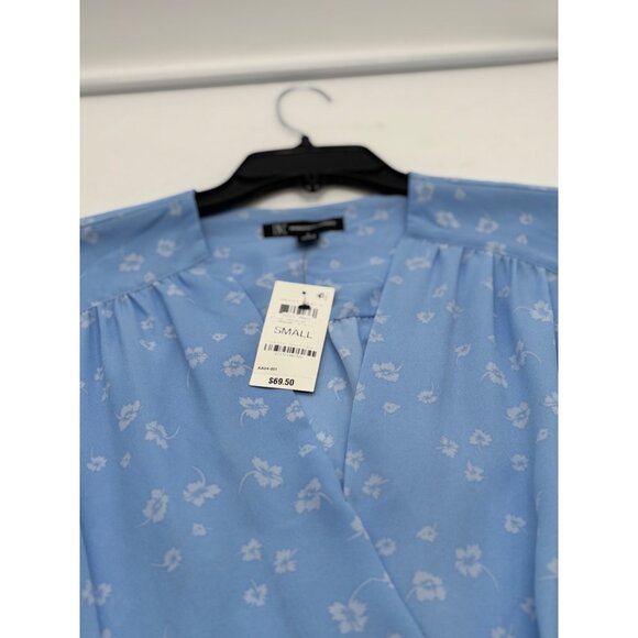 INC International Concepts Women's Printed Surplice Top, Bridget Ditsy, Sz. S - Picture 7 of 12